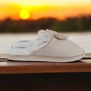 NEW! Ellen Tracy women's  slippers  with memory foam Coquette Fashion Sz  10/11